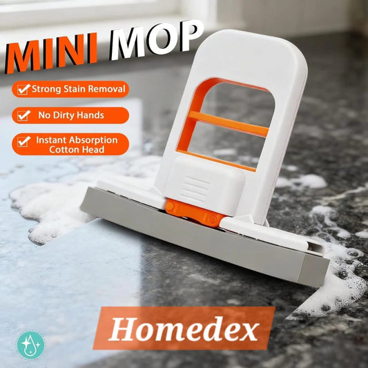 Foldable Mini Mop | Self‑Squeezing Mop