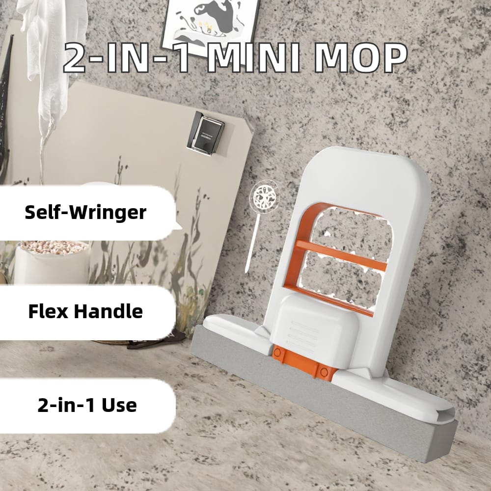 Foldable Mini Mop | Speedy Item For Cleaning